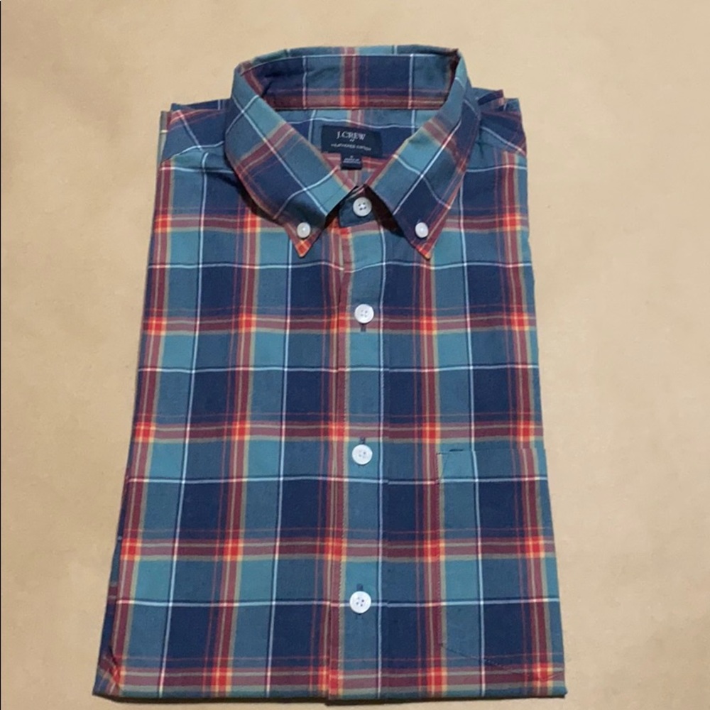 J.Crew Mercantile Heathered Cotton Button Down